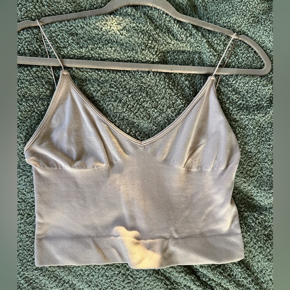 Free People Intimately Blush Pink Crop Tank Top